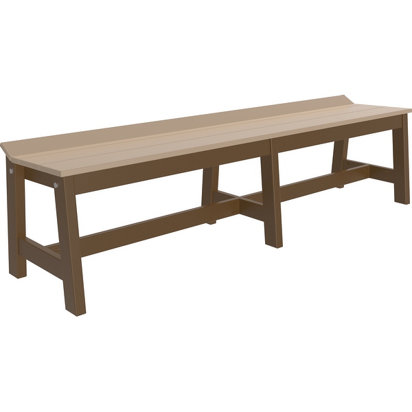 Poly Lumber Café Dining Bench - Overstock - 35489889