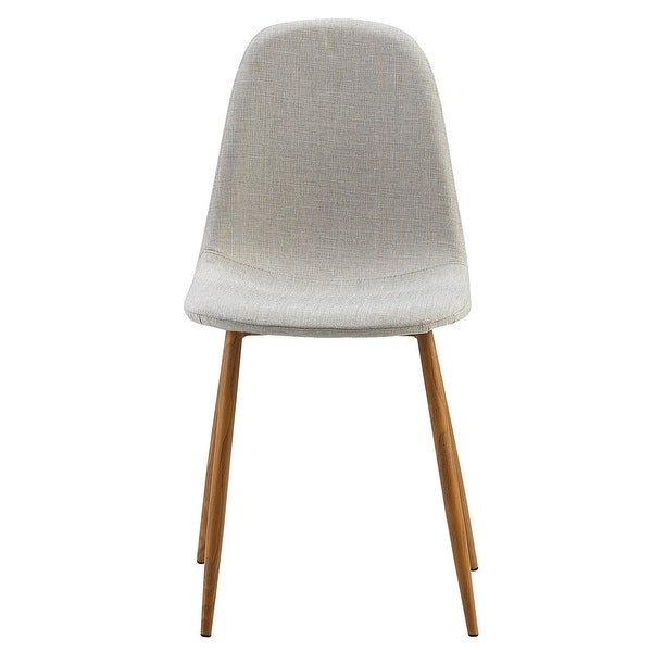 Minimalista Dining Chair, Natural/Light Gray (Set of 2) - Overstock -