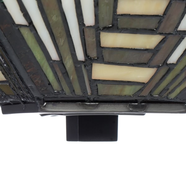 Tiffany-style Frank Lloyd Wright Mission Ceiling Lamp - Overstock - 27