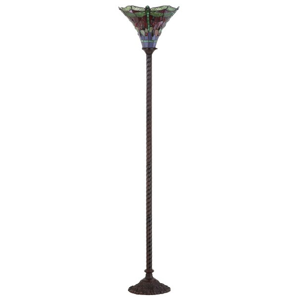 Davis Tiffany-Style 71 Torchiere LED Floor Lamp