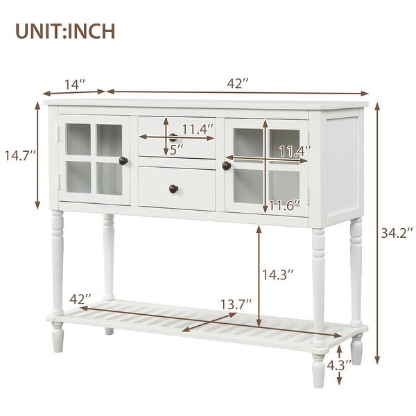 Sideboard Console Table - Overstock - 35852302