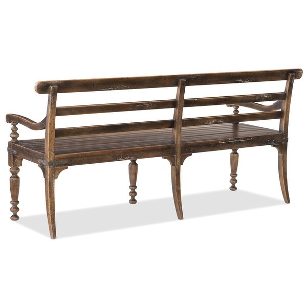 Hill Country Helotes Dining Bench - 74W x 34.5