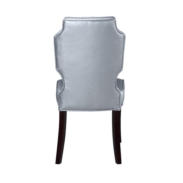 Chic Home Lennon Leather Button-tufted Turned Wooden Leg Dining Chair