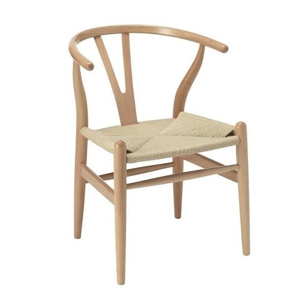 Natural Woodcord Chair - Overstock - 36239811