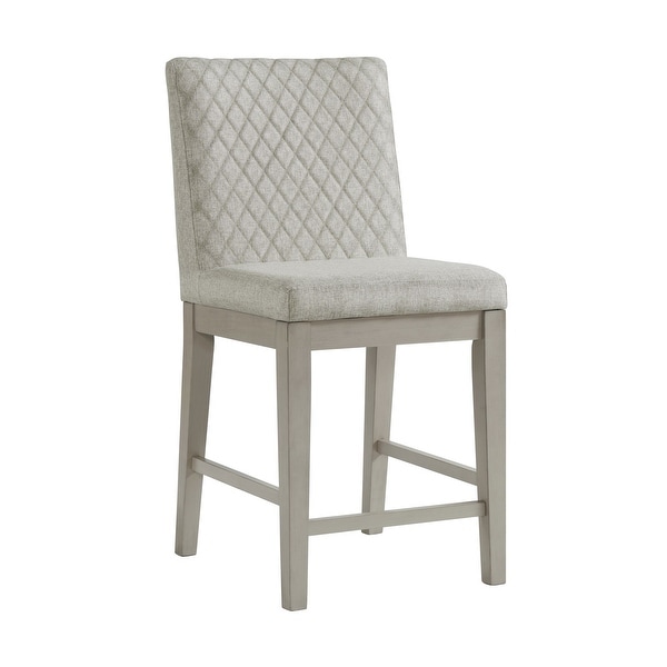 Picket House Furnishings Calderon Counter Height Side Chair Set in Gra