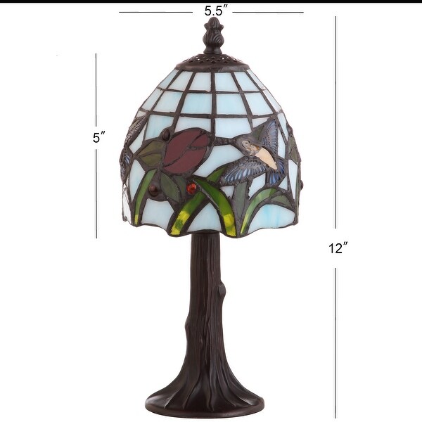 Campbell Tiffany-Style 12 LED Table Lamp