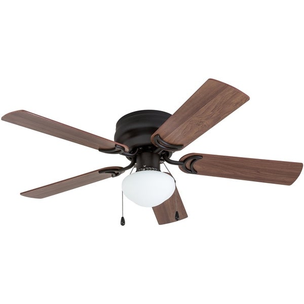 Prominence Home Alvina Ceiling Fan, Traditional, Hugger / Low Profile,