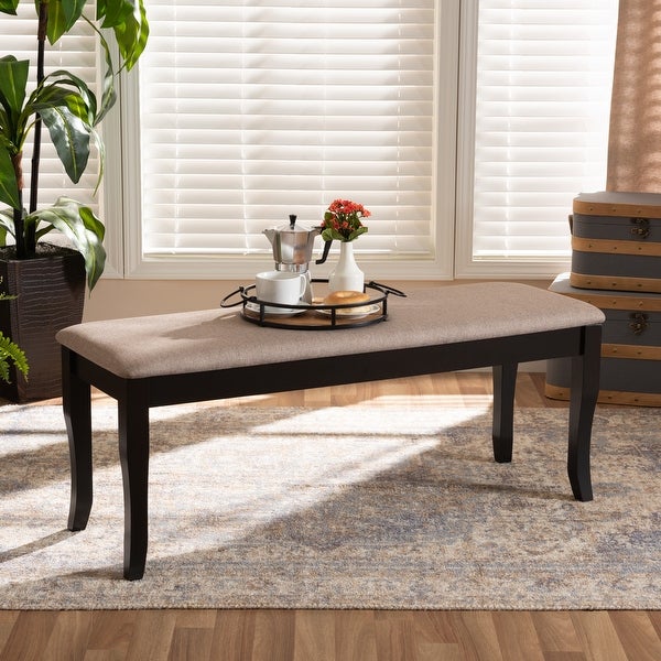 Cornelie Modern and Contemporary Transitional Dining Bench - Overstock