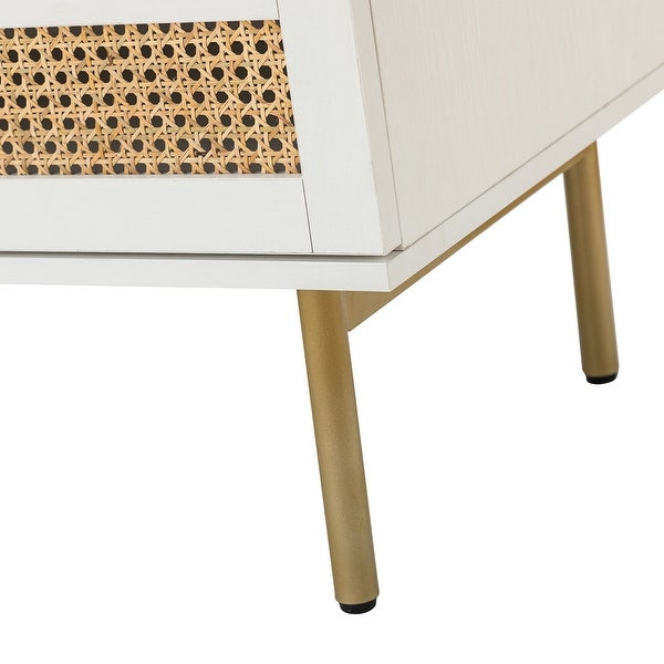 Selamat Multifunctional Contemporary Classic Chest with Metal Legs by