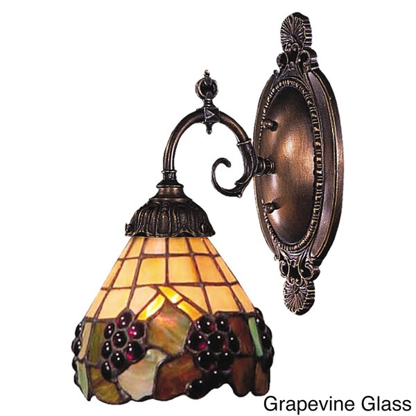 Mix-N-Match Tiffany Bronze Multiple Styles 1-light Sconce - Overstock