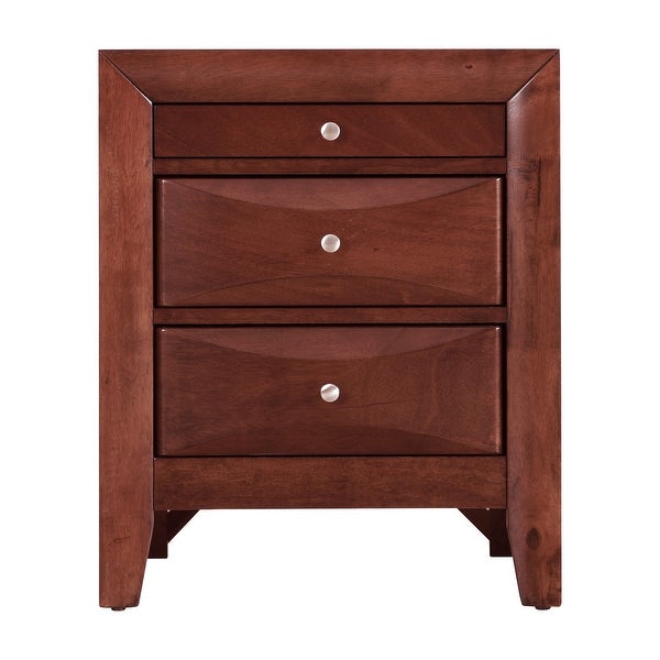 Marilla 3-Drawer Nightstand (28 in. H x 17 in. W x 23 in. D) - - 35993