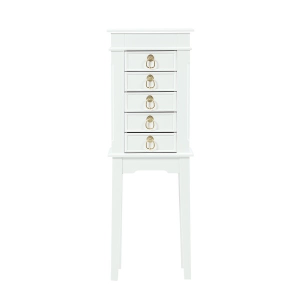 Hives & Honey Meg White Jewelry Armoire - - 12078900