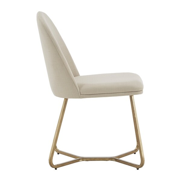 Cheyenne Gold Metal Dining Chair (Set of 2) by iNSPIRE Q Modern - Over