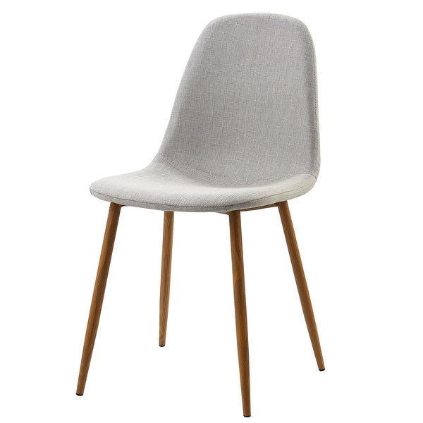 Minimalista Dining Chair, Natural/Light Gray (Set of 2) - Overstock -