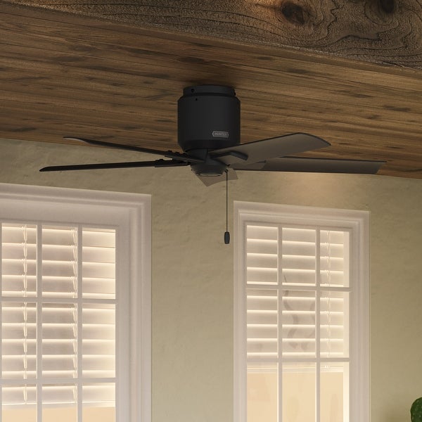 Hunter 44 Terrace Cove Outdoor Low Profile Ceiling Fan and Pull Chain