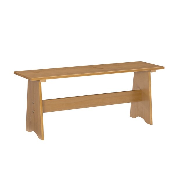 Beatty Large Rustic Backless Bench - Overstock - 36905489