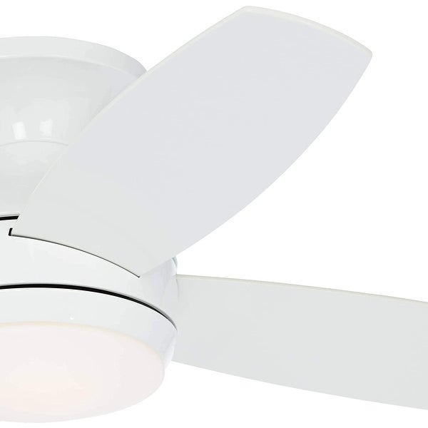 Elite Modern Industrial Hugger Low Profile Indoor Ceiling Fan with LED