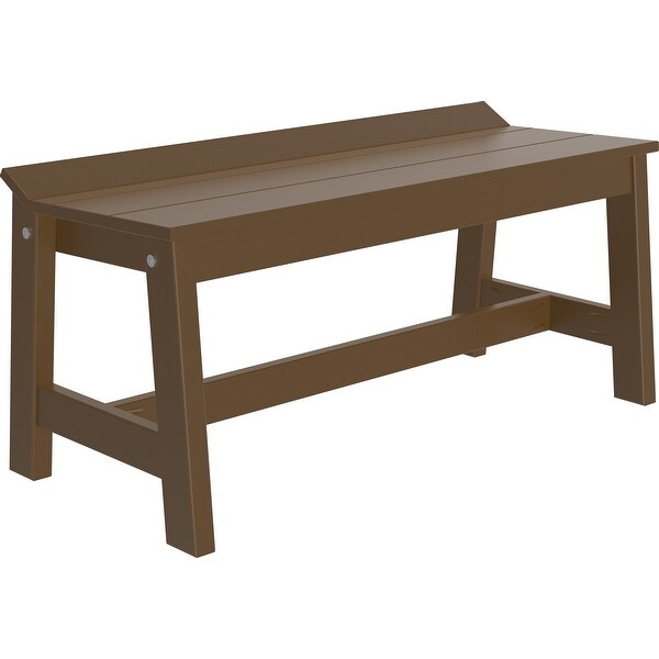 Poly Lumber Café Dining Bench - Overstock - 35489889