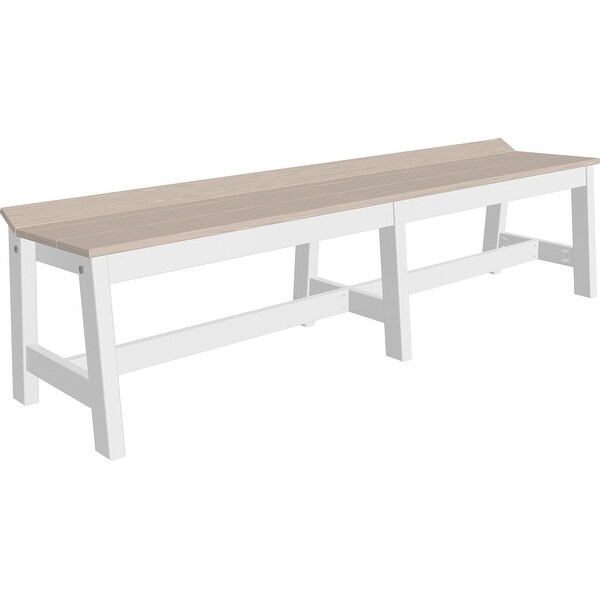 Poly Lumber Café Dining Bench - Overstock - 35489889