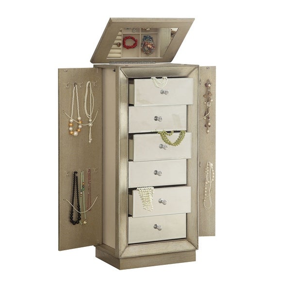 Jewelry Armoire/Jewelry Storage with 6 drawers - - 37179020