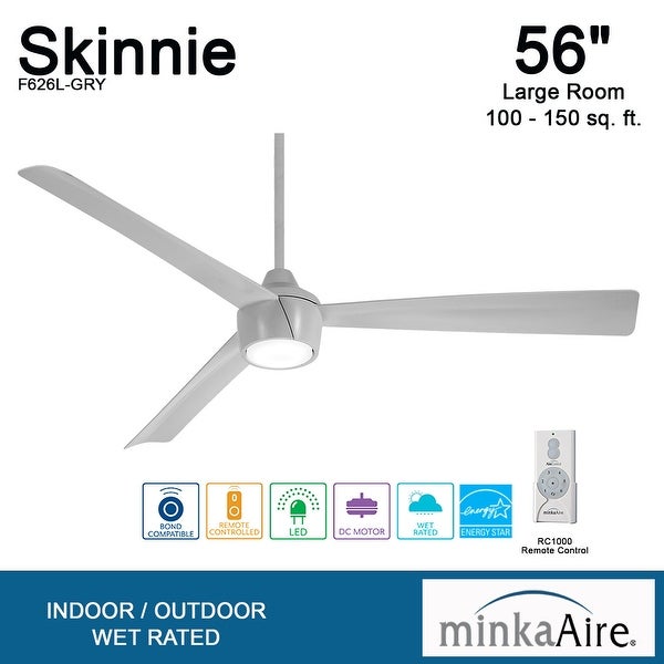 Skinnie - Led 56 Ceiling Fan by Minka Aire | Overstock.com Shopping -