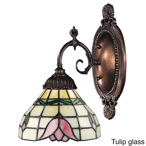 Mix-N-Match Tiffany Bronze Multiple Styles 1-light Sconce - Overstock