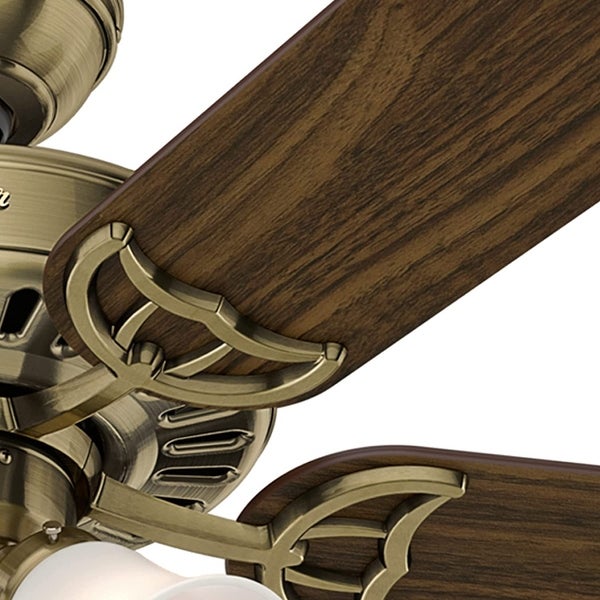 52 inch Studio Series New Bronze Ceiling Fan with LED Light Kit and Pu