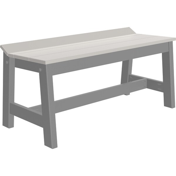 Poly Lumber Café Dining Bench - Overstock - 35489889