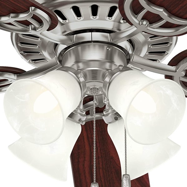 52 inch Studio Series New Bronze Ceiling Fan with LED Light Kit and Pu