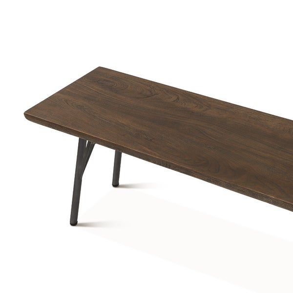 Melbourne Industrial Modern Bench - Overstock - 33321210