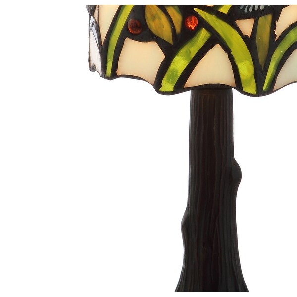 Campbell Tiffany-Style 12 LED Table Lamp