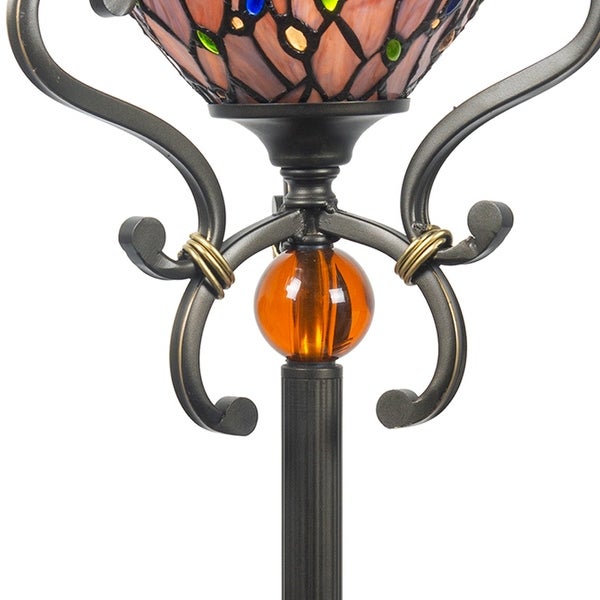 Briar Dragonfly Blue Tiffany Buffet Lamp - Overstock - 34986131