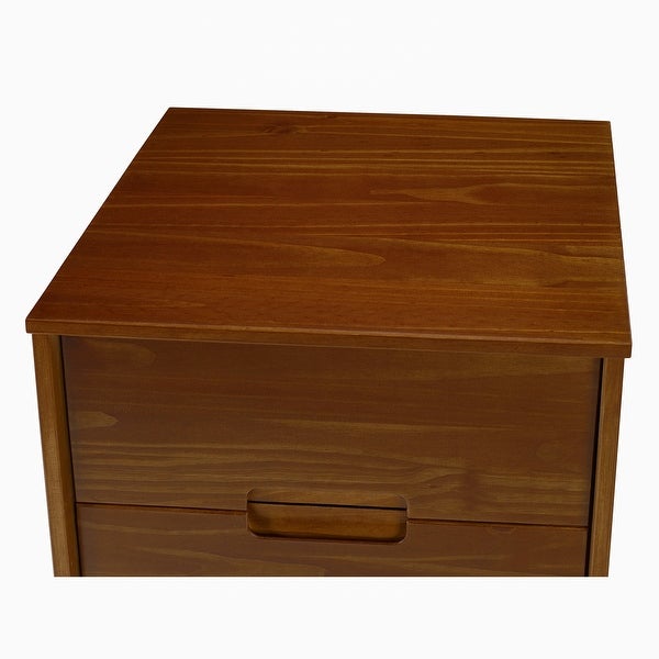 Sonoma 2-Drawer Nightstand, Walnut - - 36389687