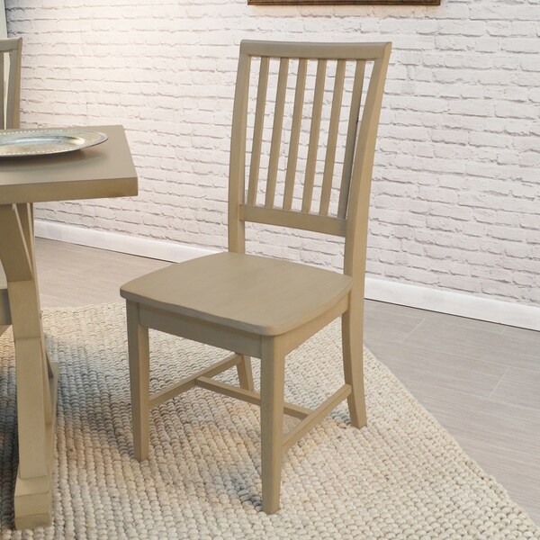 Perry Mission-style Hardwood Dining Chair - Overstock - 9759207