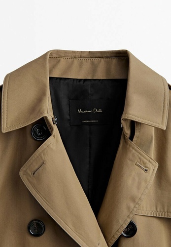 WITH BELT Trenchcoat camel