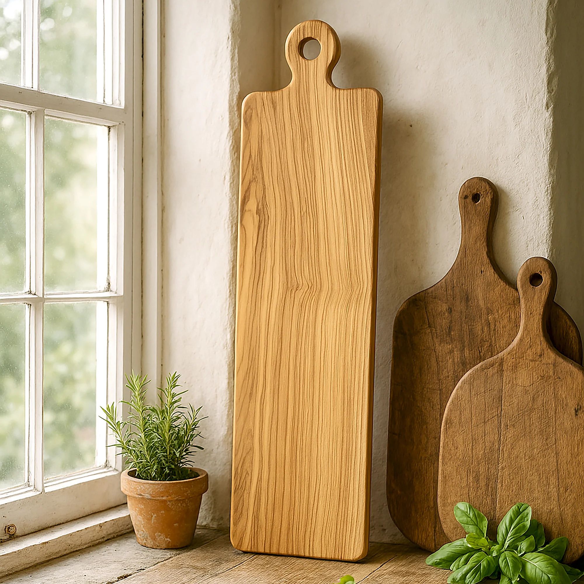 Large 61cm Italian Olive Wood Charcuterie Board