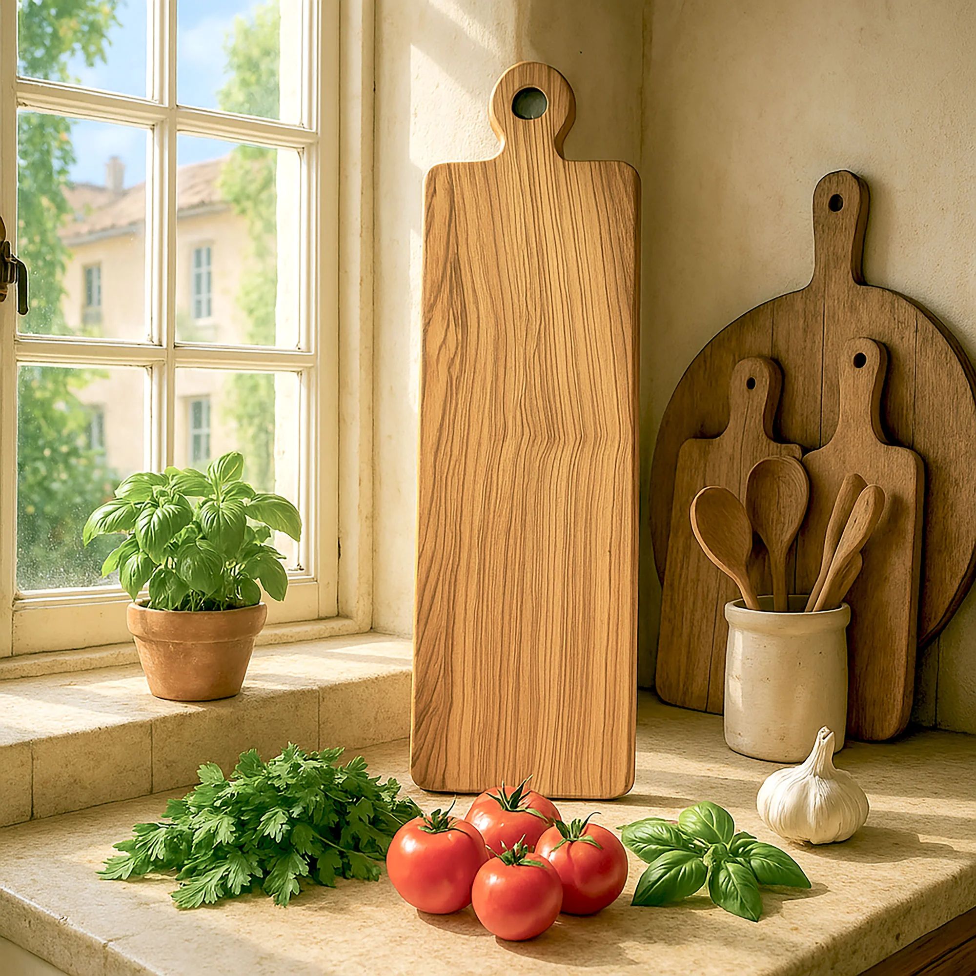 Large 61cm Italian Olive Wood Charcuterie Board
