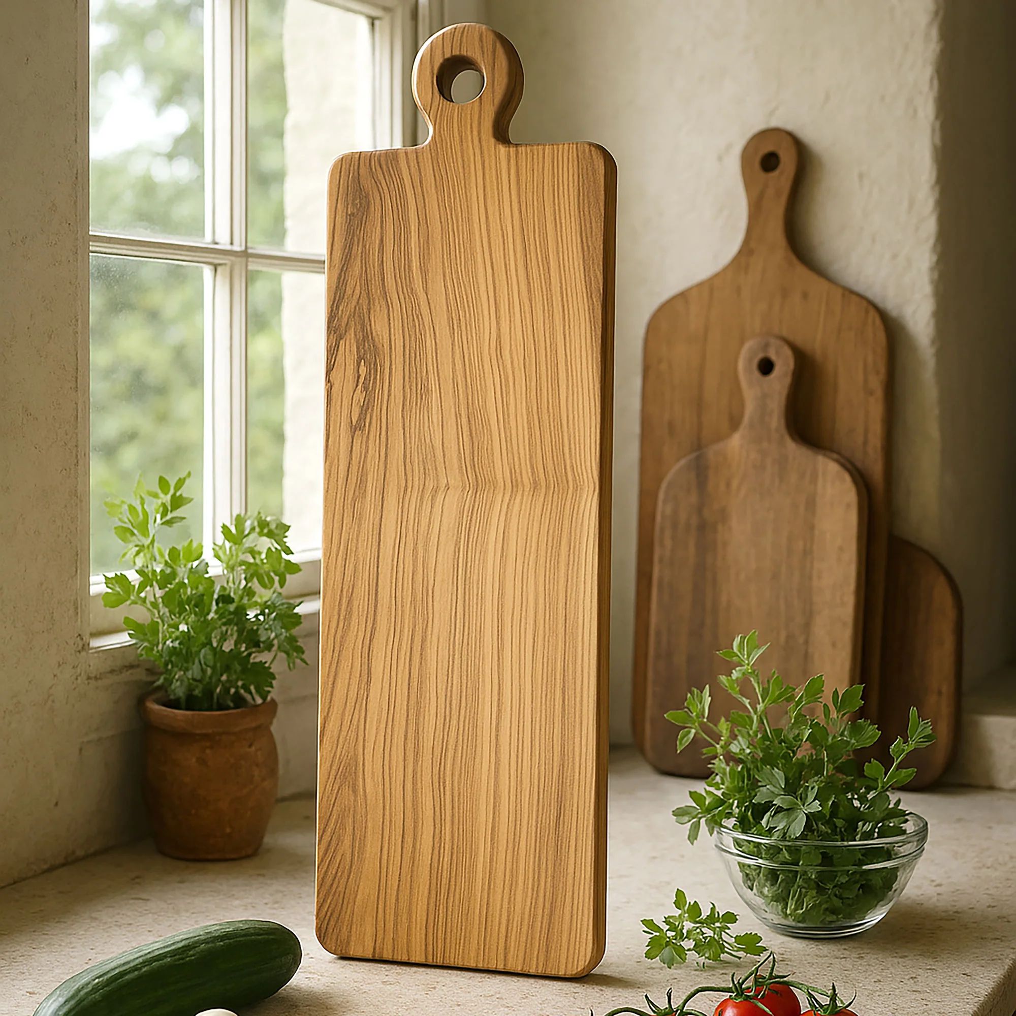 Large 61cm Italian Olive Wood Charcuterie Board