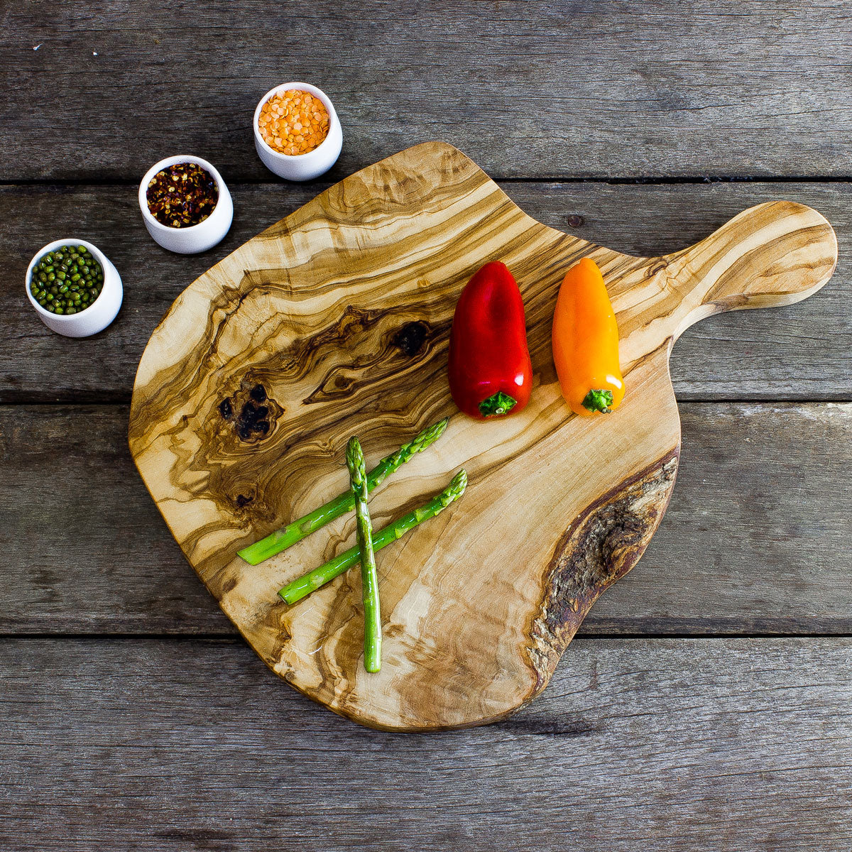 Rustic Wooden Chopping Board - Length 38cm