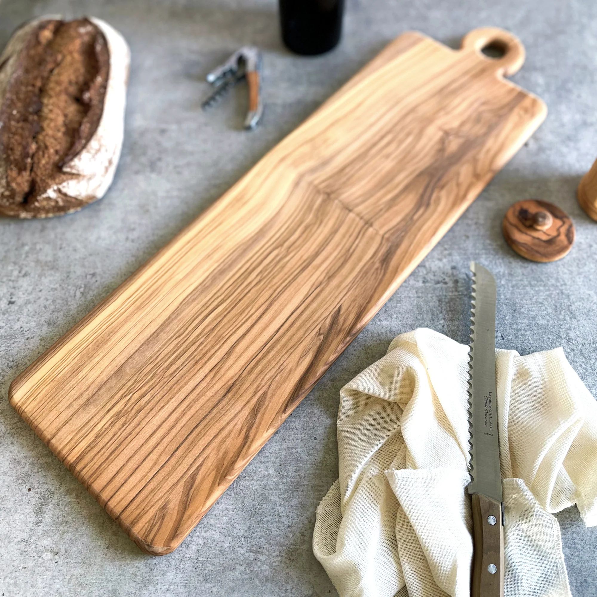 Large 61cm Italian Olive Wood Charcuterie Board