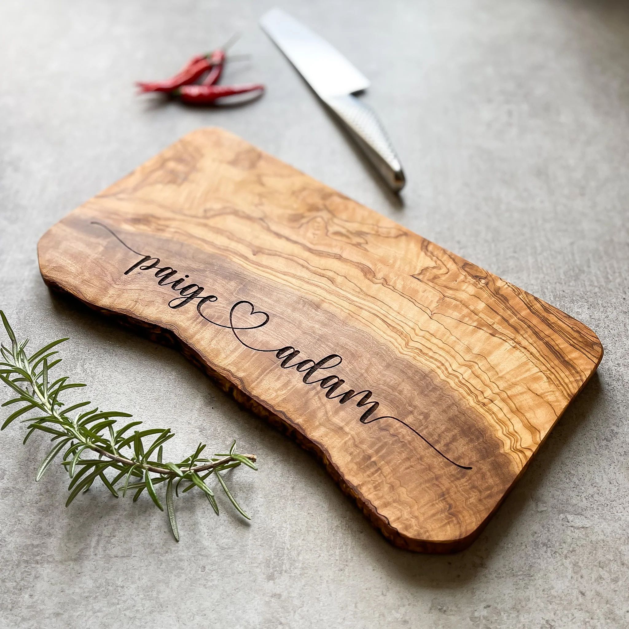 Personalised Wedding Gift Cheese Board