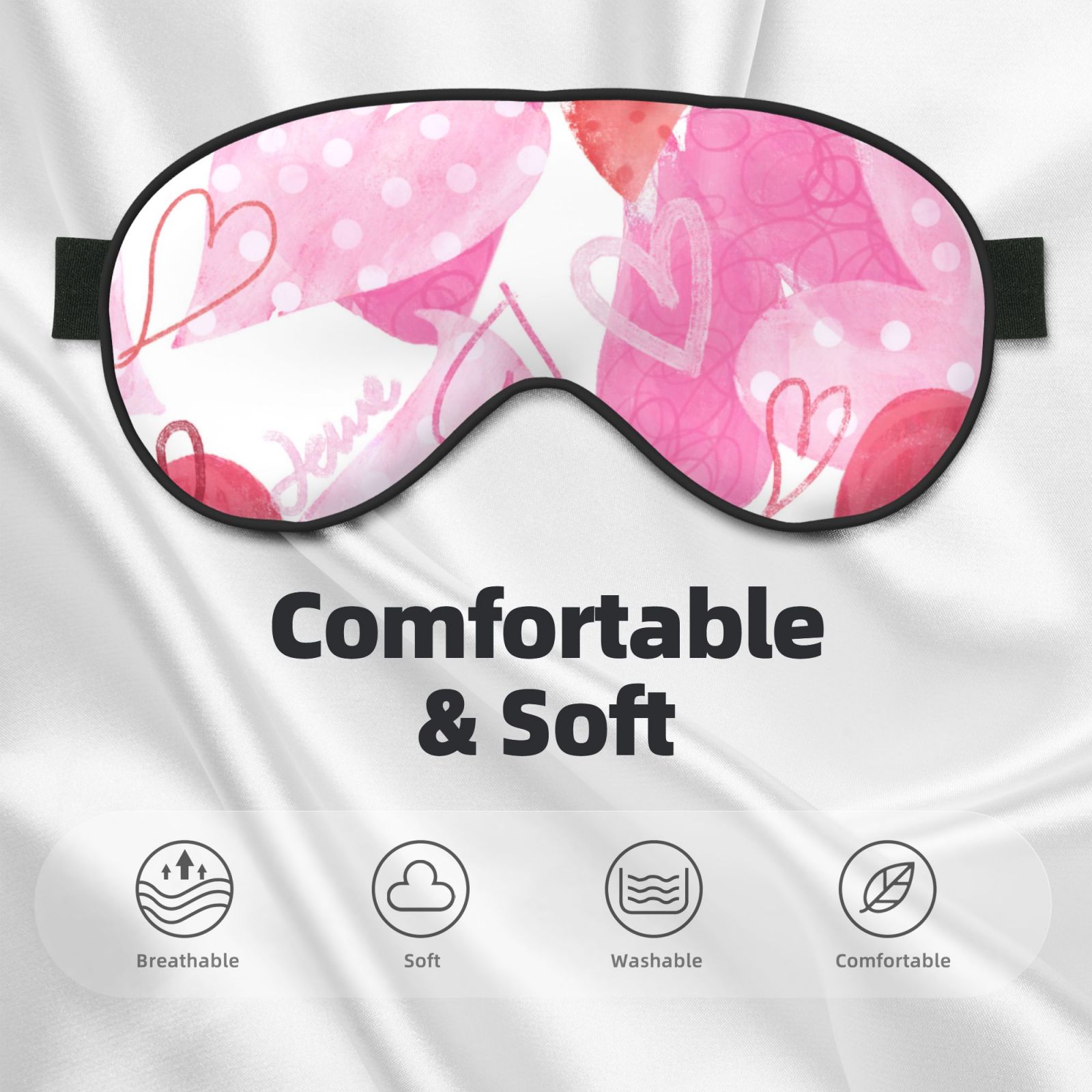 Soft Eye Mask Black 0c777c6