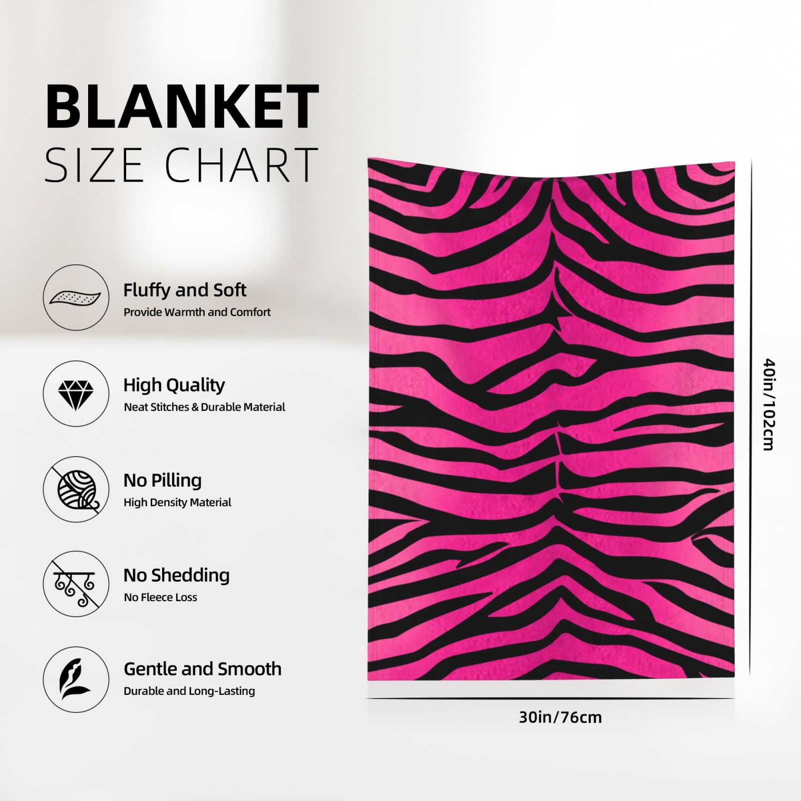 Flannel Blanket Black 7379bb4