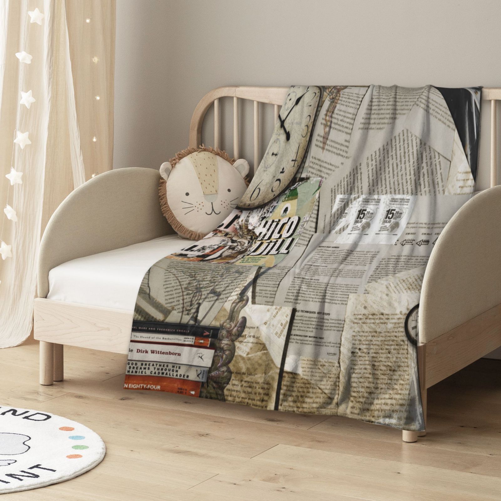 Flannel Blanket Black 635174