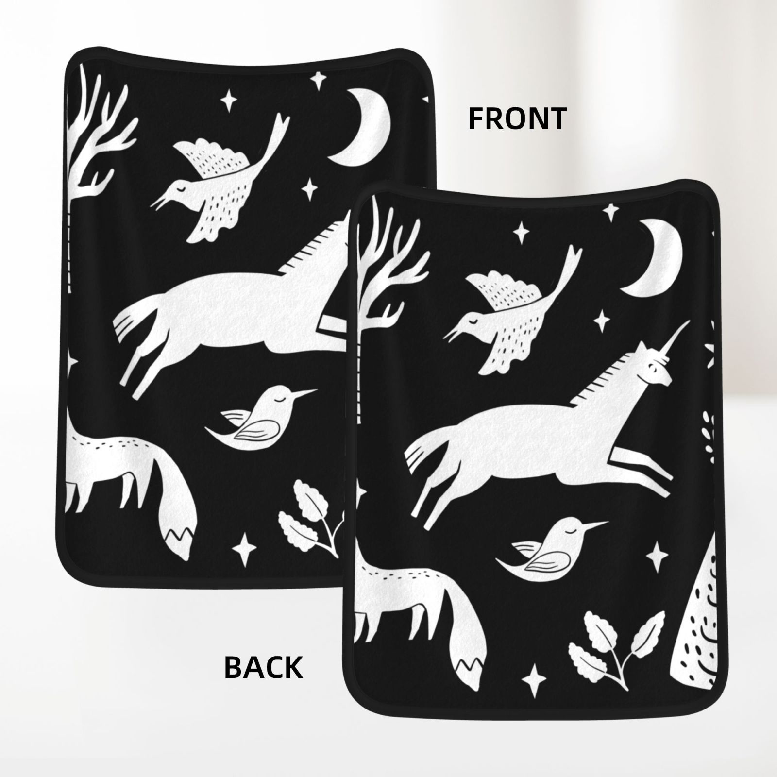 30x40in Double Sided Blanket Black 825a27e