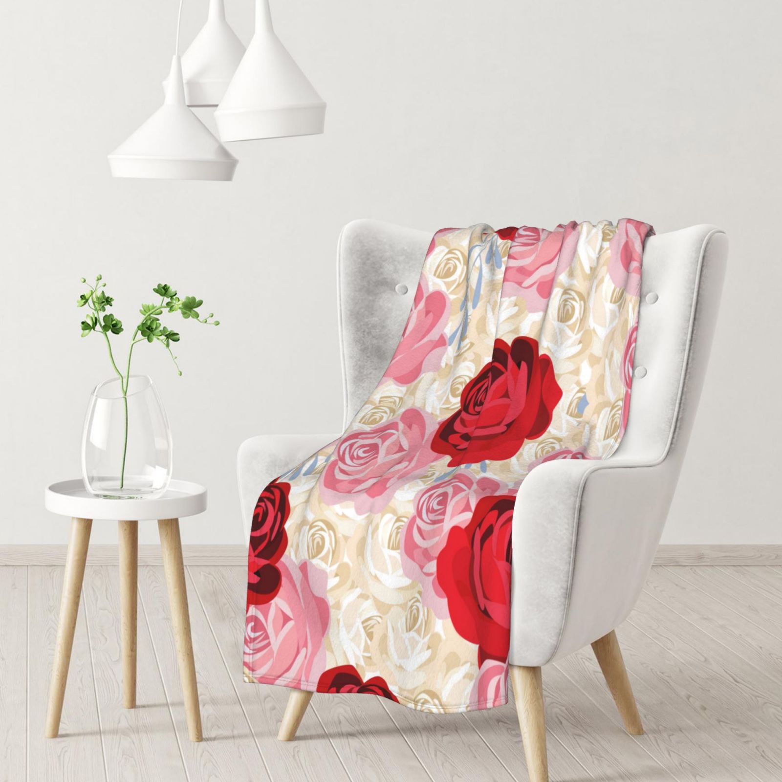 Flannel Blanket Black fce123