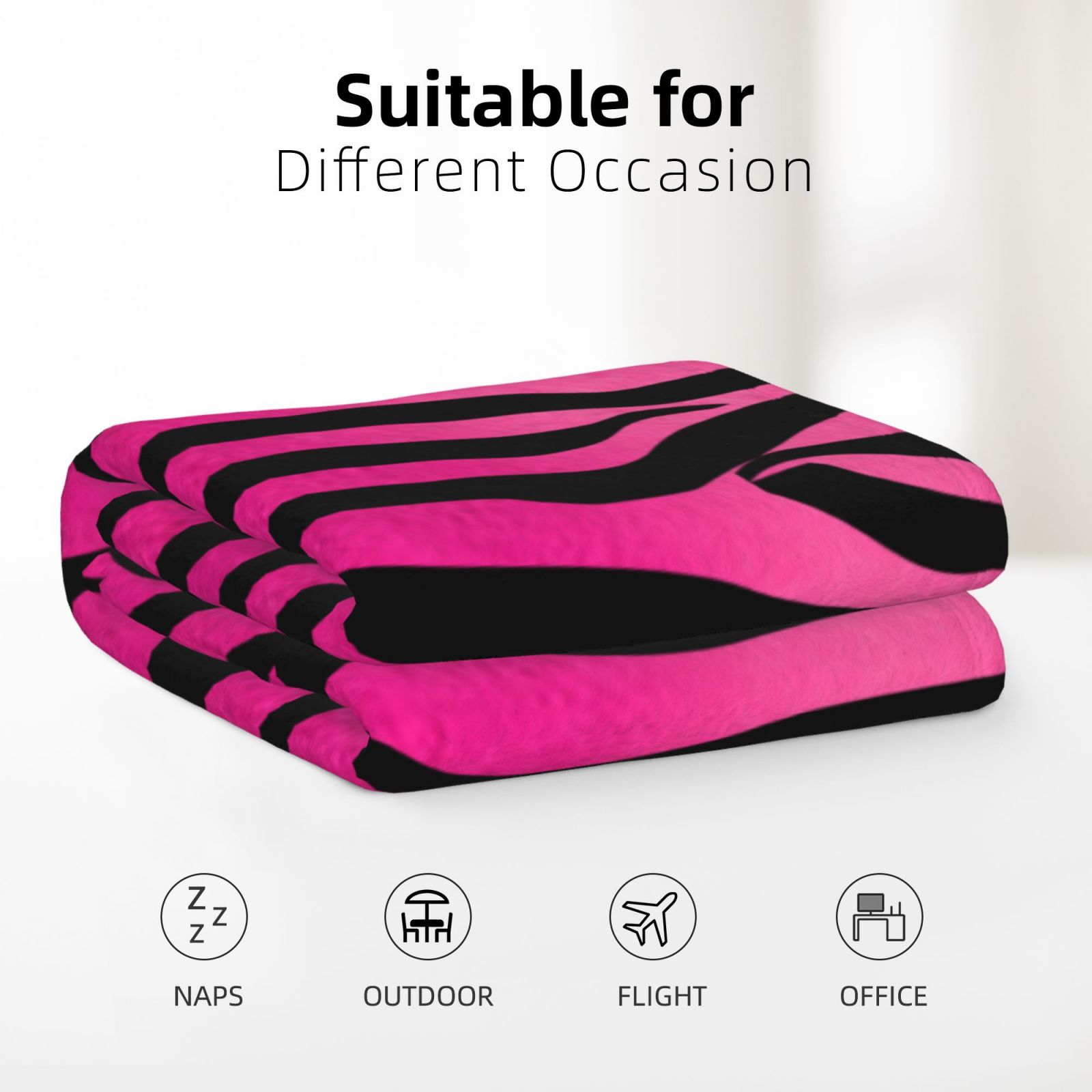 Flannel Blanket Black 7379bb4