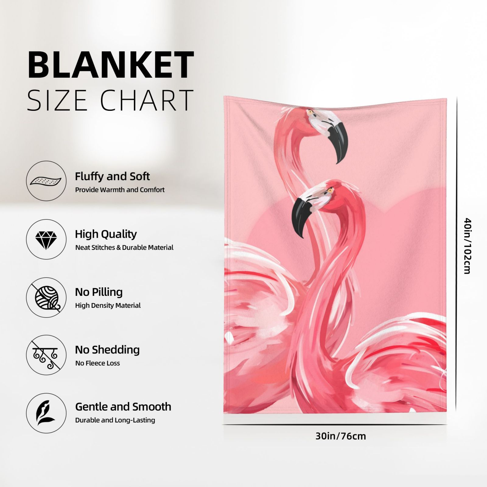 Flannel Blanket Black 5785ce51