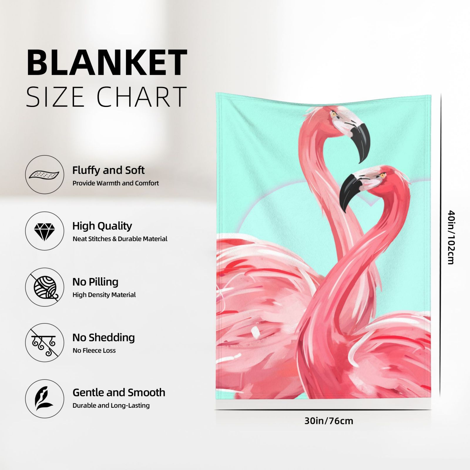 Flannel Blanket Black 7234033