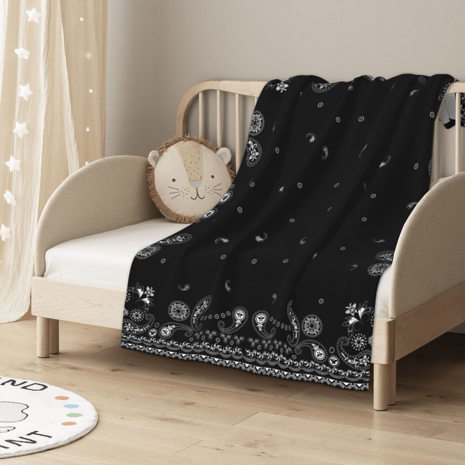 Flannel Blanket Black 790c0